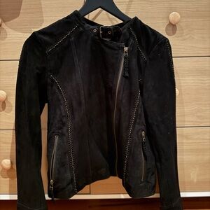 Joie suede Badru Moto Jacket